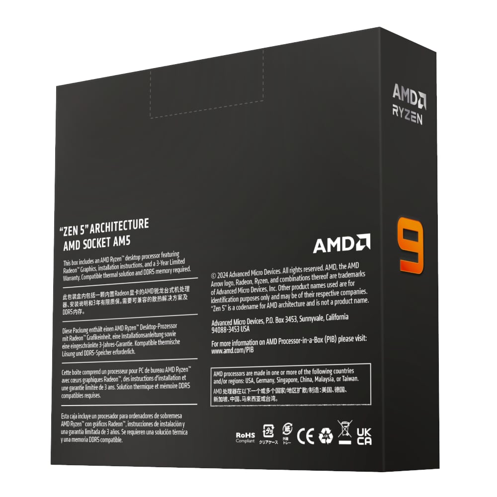 AMD RYZEN 9 9900X 12-Core 4.4GHZ AM5 CPU-3