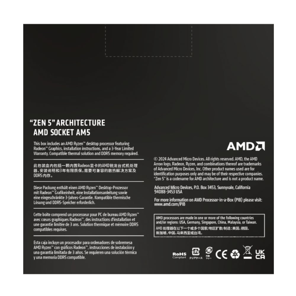 AMD RYZEN 9 9900X 12-Core 4.4GHZ AM5 CPU-4