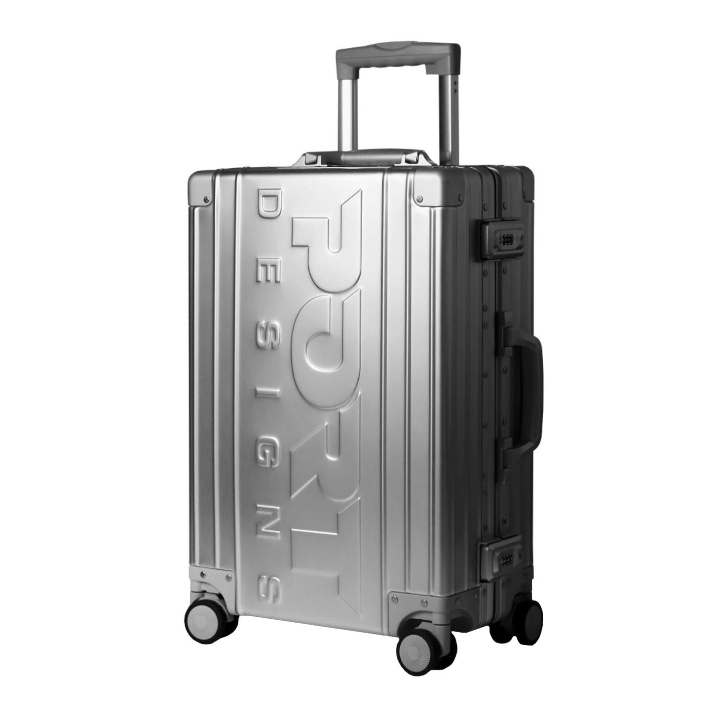 Port Designs VAL D'ISERE 30L Metal Travel Suitcase-4