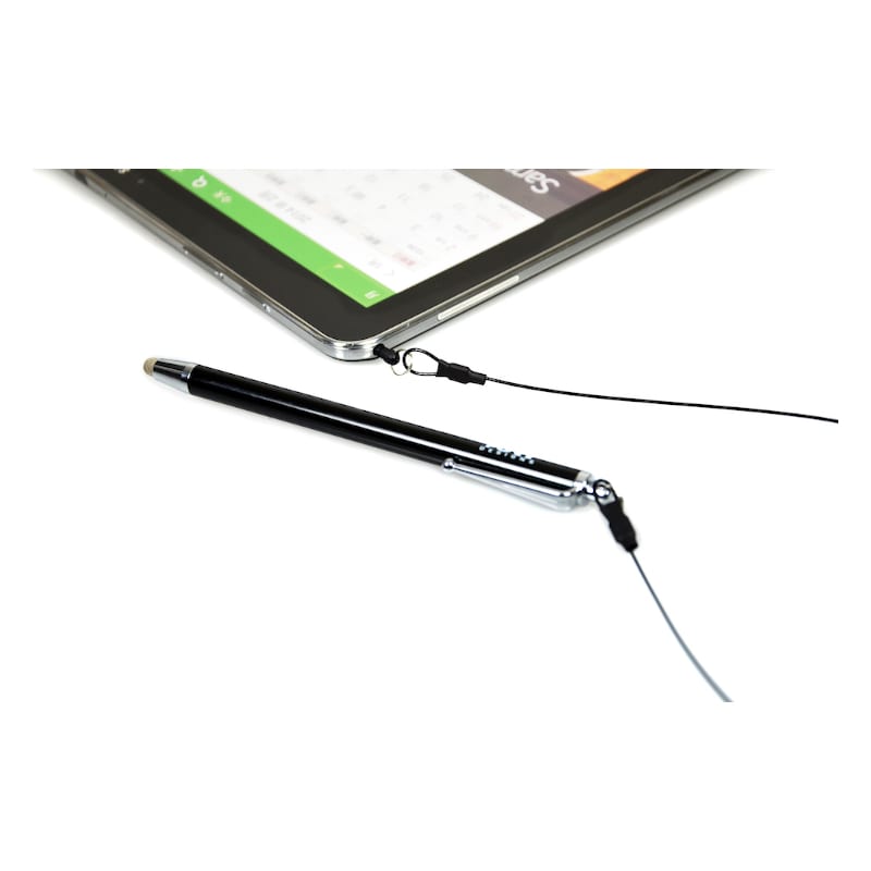 Port Designs Metallic Tip Stylus with 40cm Cable - Black-2