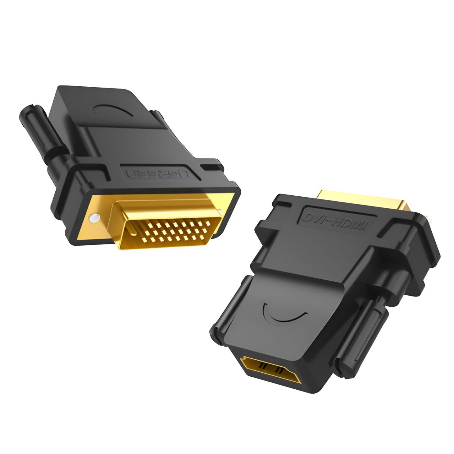 UGREEN 20124-20124 DVI (24+1) Male to HDMI Female Adapter - Black-1