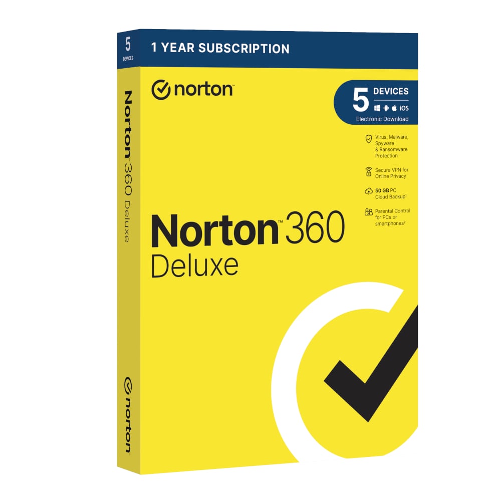 Norton 360 Deluxe (5 Device/Up to 50GB)-0