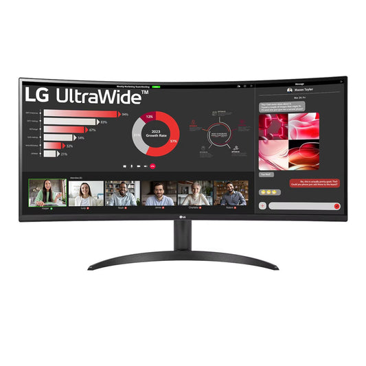 LG UltraWide 34" QHD VA Curved Monitor 100Hz-0