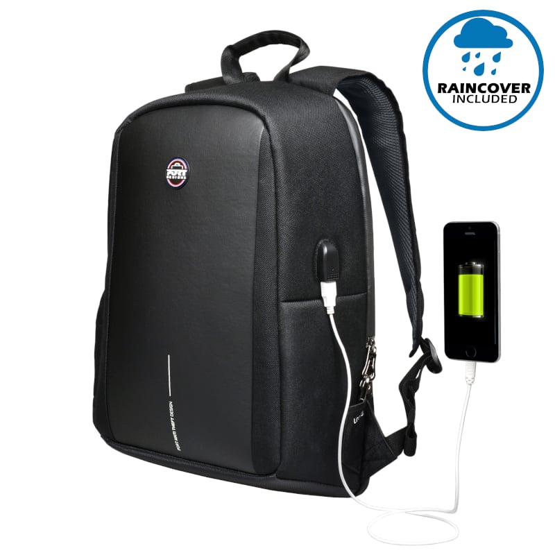 Port Designs Chicago EVO Anti-Theft 13-15.6" Backpack - Black-0