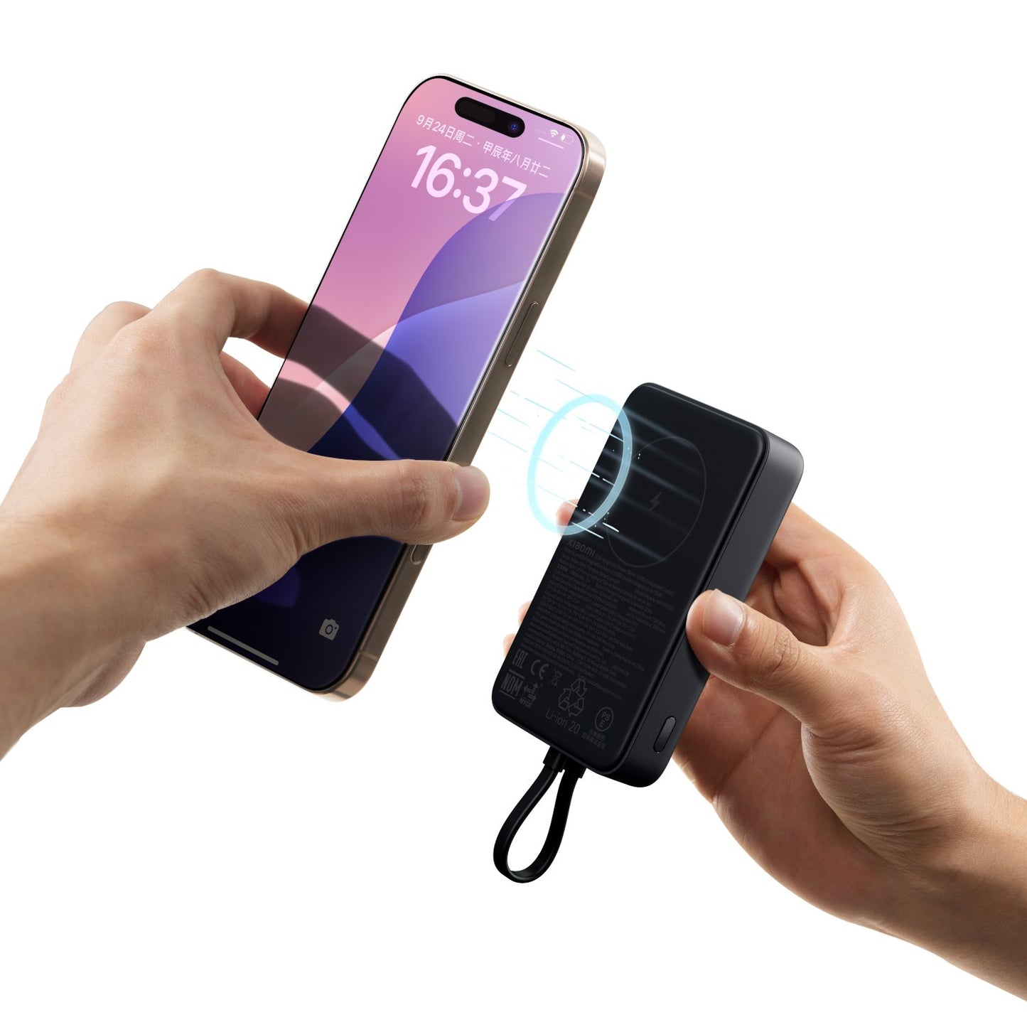 Xiaomi 33W Power Bank 10000 (Integrated Cable)-Grey-5