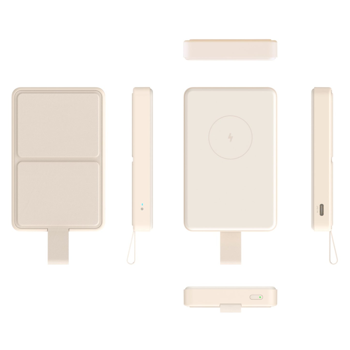 Xiaomi 6000mAh Magnetic Power Bank-Tan-4