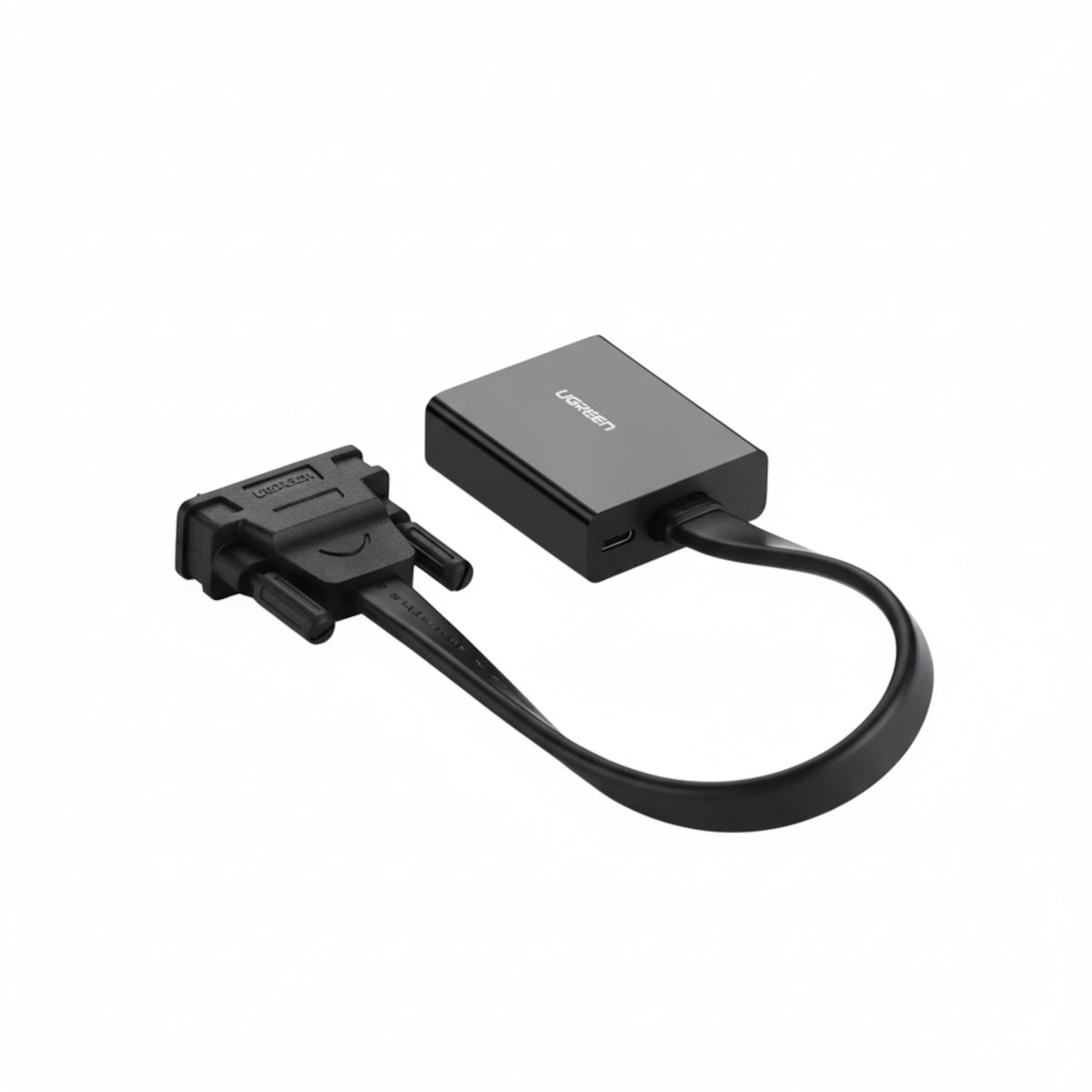 UGreen DVI-D 24+1 to VGA Active Video Adapter (Male to Female) – Black-1