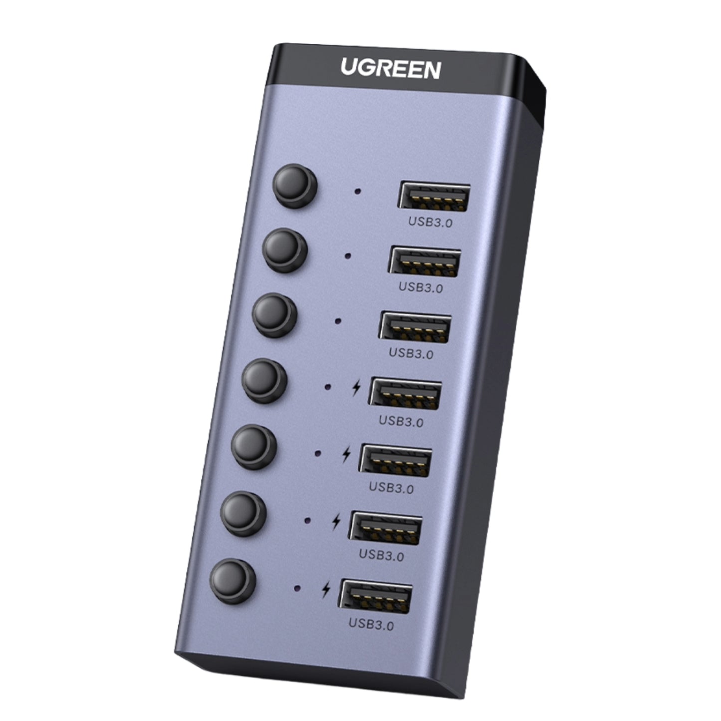 UGreen 7 in 1 USB 3.0 Hub-Grey-1