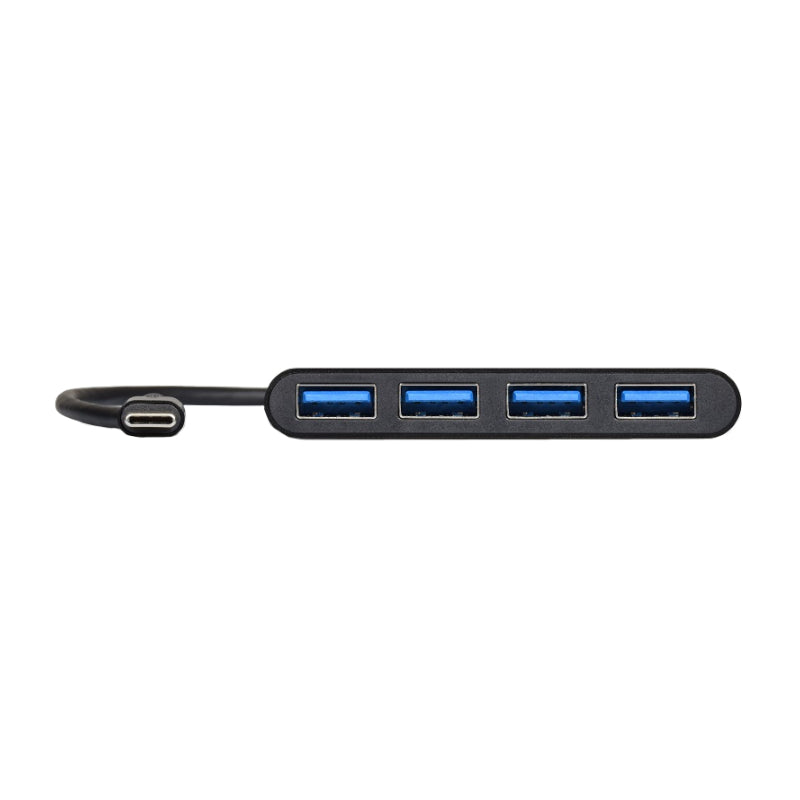 Port USB Type-C to 4 x USB3.0 5Gbps 30cm 4 Port Hub - Black-3
