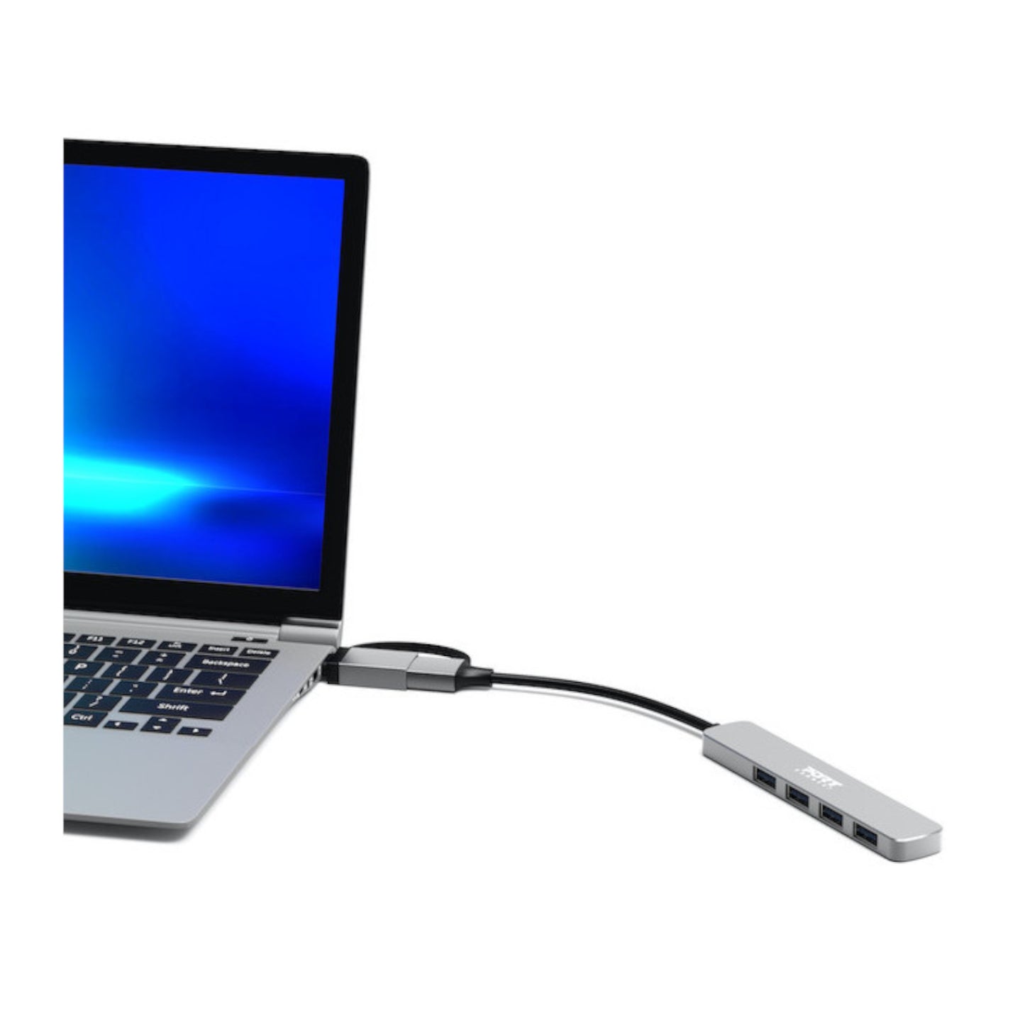 Port Connect USB Type-C to 4-port USB-A 3.0 Hub-3