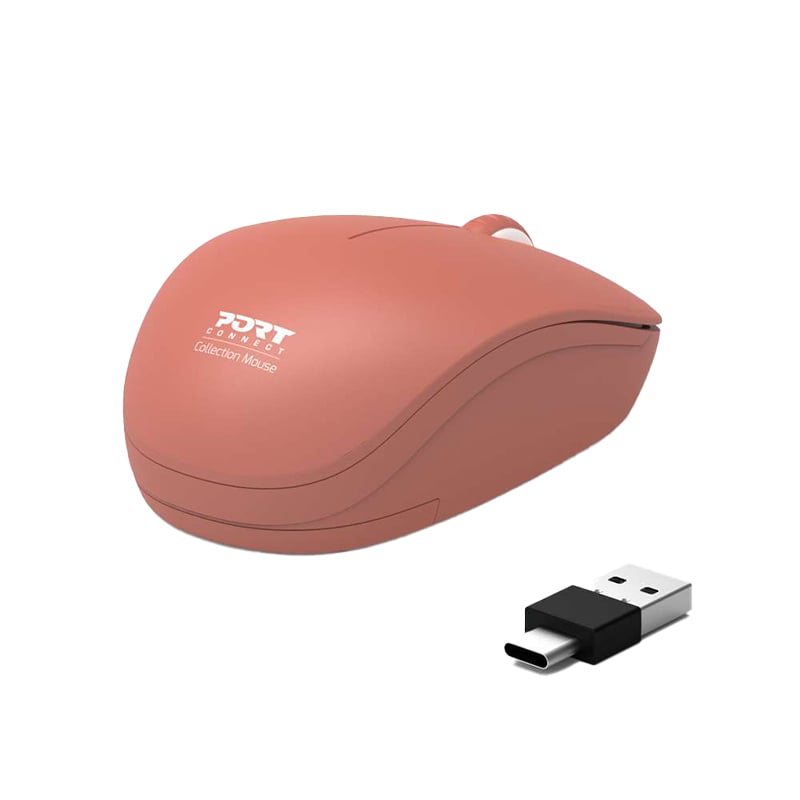 Port Connect MOUSE COLLECTION II WIRELESS Terracota-1