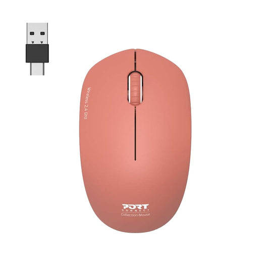 Port Connect MOUSE COLLECTION II WIRELESS Terracota-0