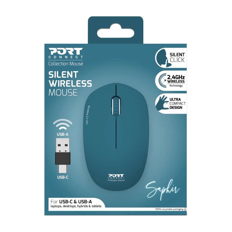 Port Connect MOUSE COLLECTION II WIRELESS Saphir-4