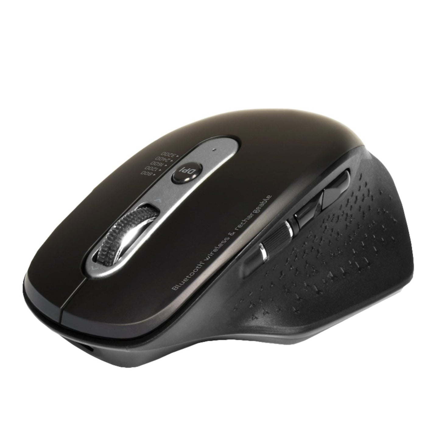 Port Connect Bluetooth Wireless and Rechargeable Executive Mouse - Black-1