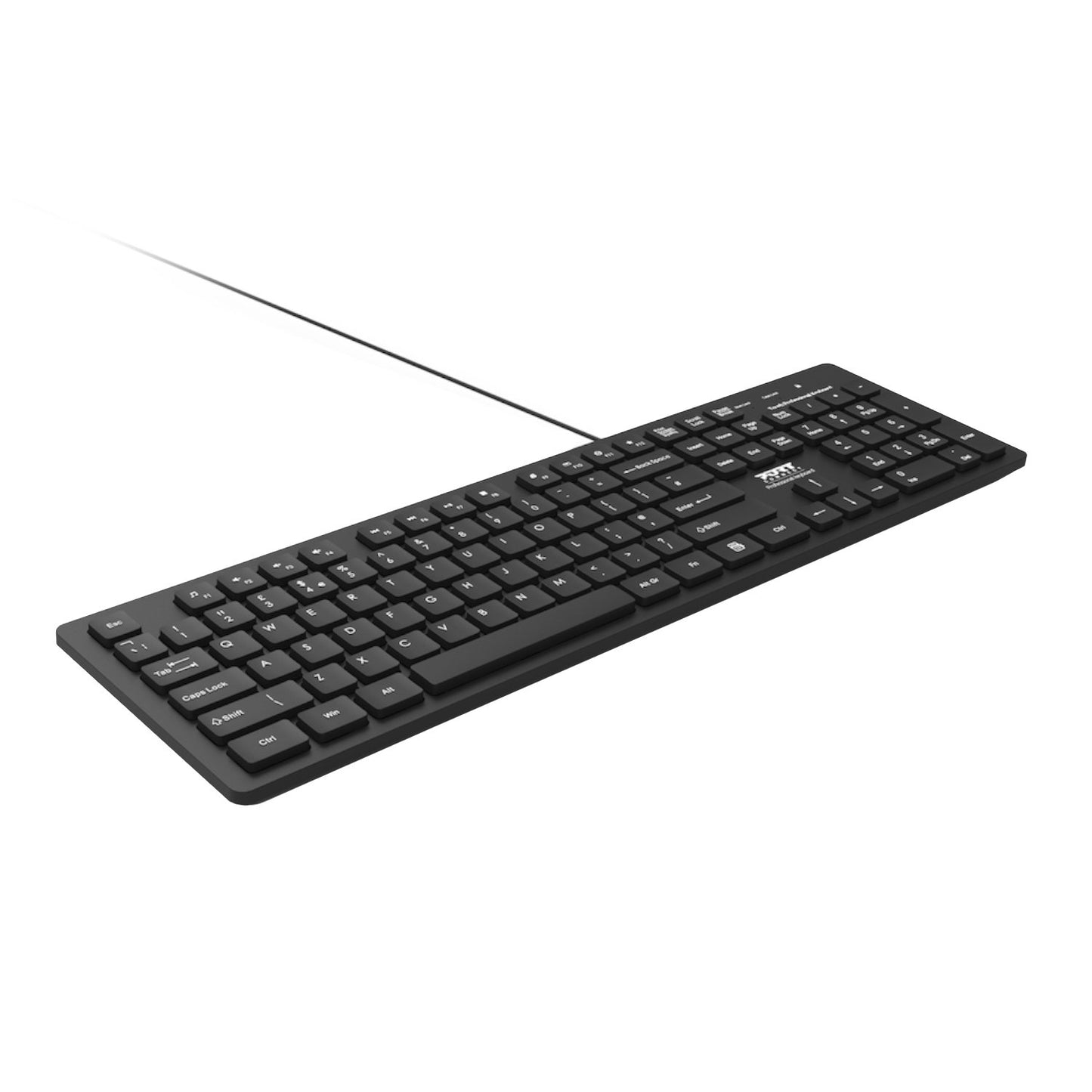 Port Connect Tough Office USB Keyboard - Black-1