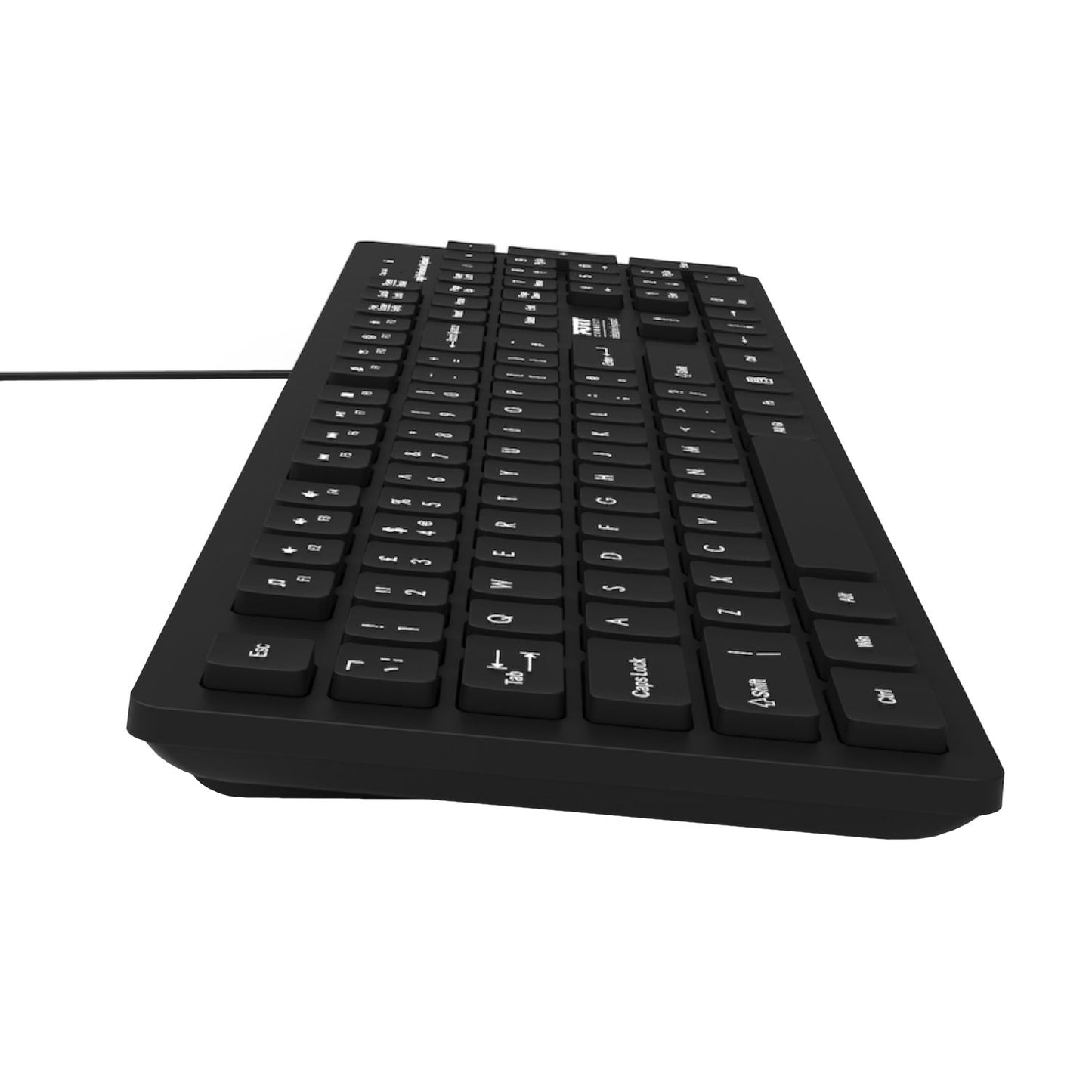 Port Connect Tough Office USB Keyboard - Black-2