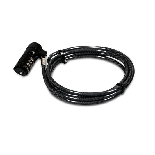 Port Connect 1.8m T-Bar Combination Cable Lock-0