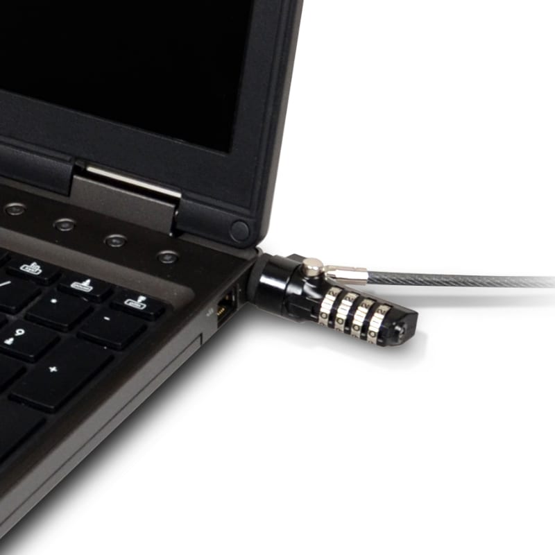 Port Connect 1.8m T-Bar Combination Cable Lock-2