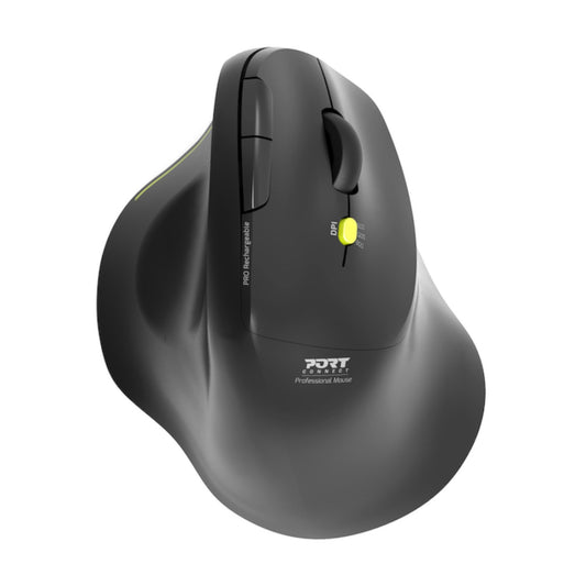 Port Connect 2.4GHz Wireless ERGO SOFT Bluetooth Rechargeable Mouse-0