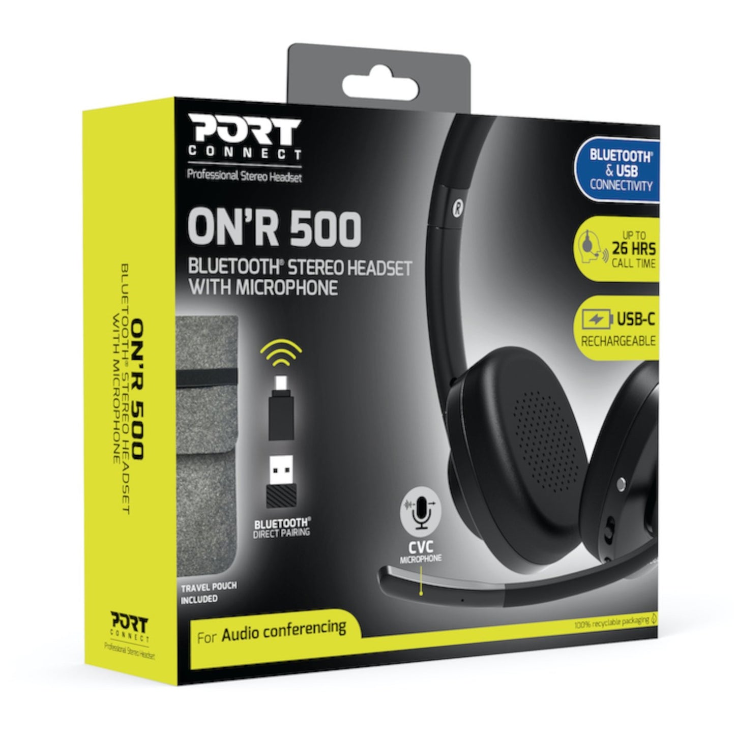 Port Connect ON’R 500 Bluetooth® Stereo Headset-5