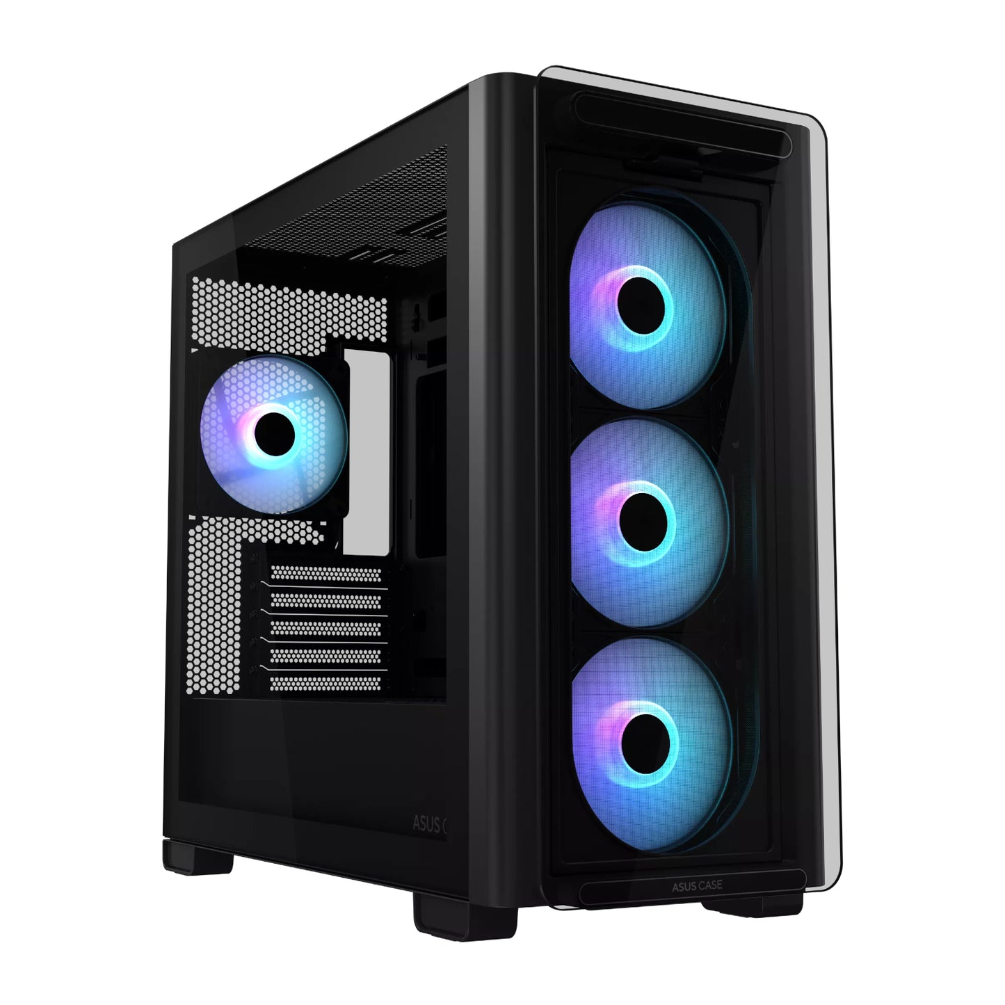 Asus A23 PLUS ARGB Micro-ATX Gaming Chassis - Black-0