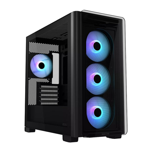 Asus A23 PLUS ARGB Micro-ATX Gaming Chassis - Black-0