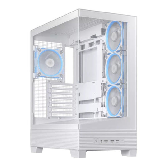 Asus A31 PLUS Mid Tower ATX Chassis - White-0