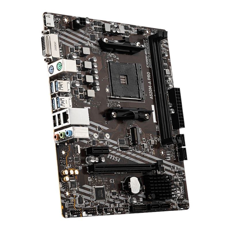 MSI A520M-A PRO AM4 AMD MATX Gaming Motherboard-2