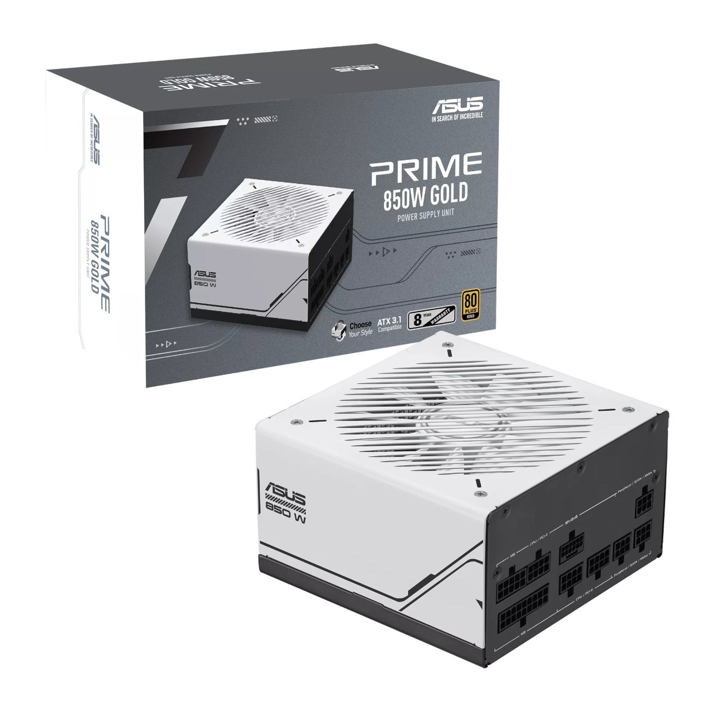 Asus Prime 850W 80 PLUS Gold Fully Modular ATX3.1 Power Supply-7