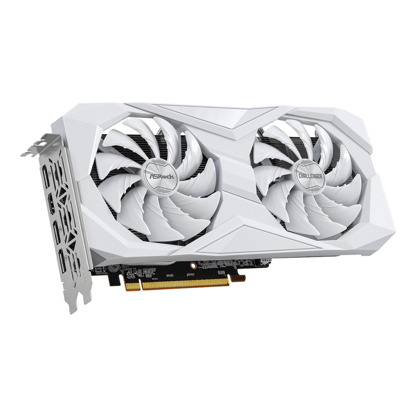 ASRock Radeon RX6600 Challenger D 8G GDDR6 128-BIT Graphics Card - White-2