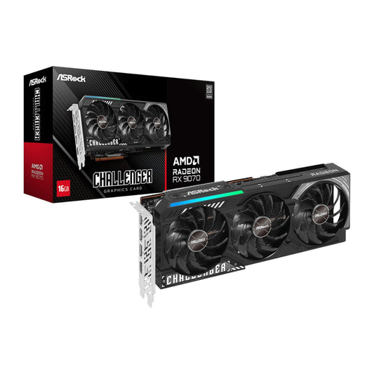 ASRock AMD Radeon RX 9070 Challenger 16GB Graphics Card-0
