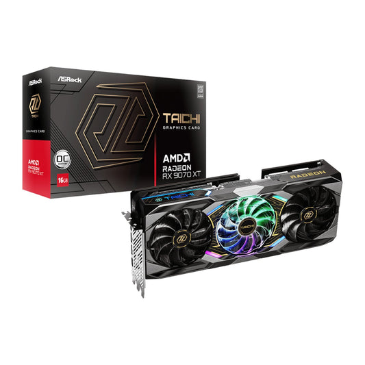ASRock Radeon RX9070 XT Taichi 16G OC Graphics Card-0