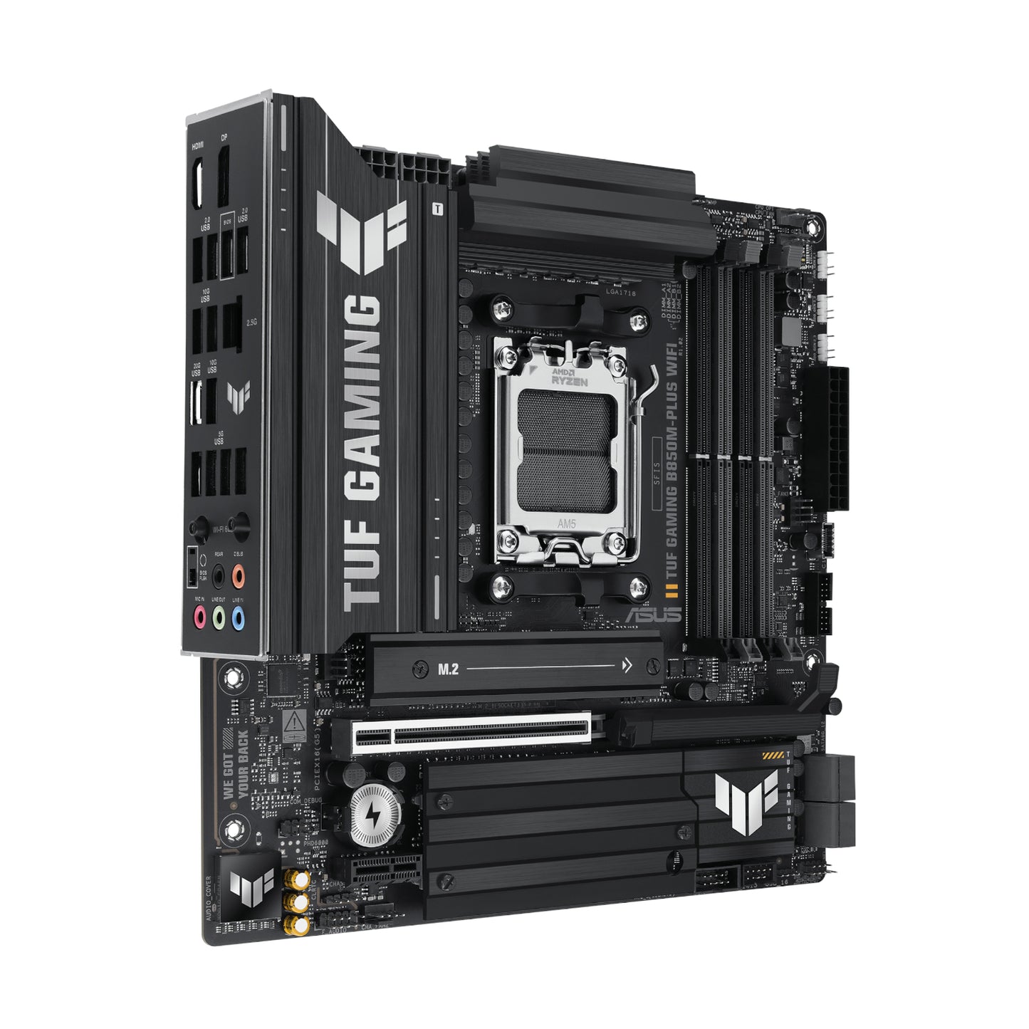 Asus TUF Gaming B850M-PLUS WIFI and Asus Prime LC 240 ARGB Liquid CPU Cooler Bundle-2
