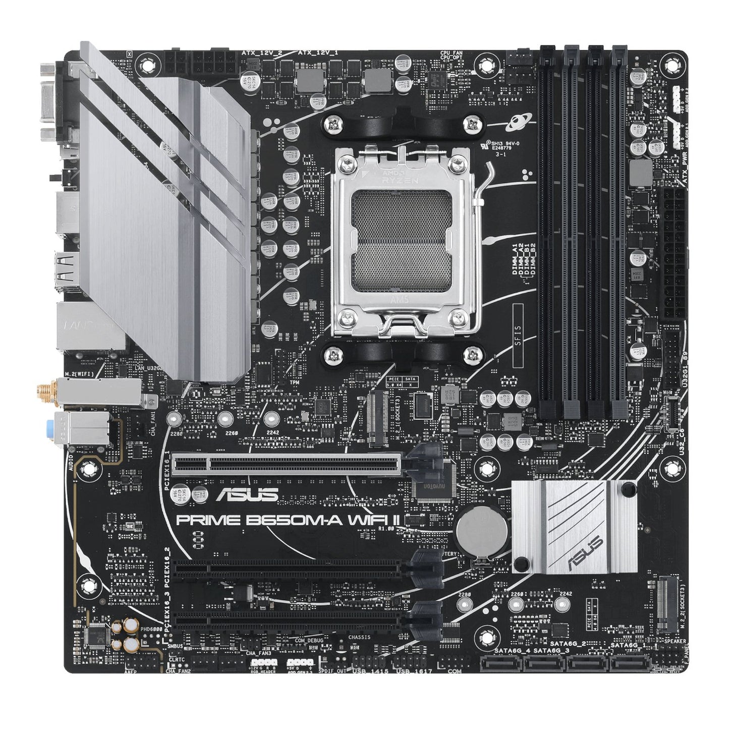 Asus PRIME B650M-A WIFI II M-ATX Gaming Motherboard-1