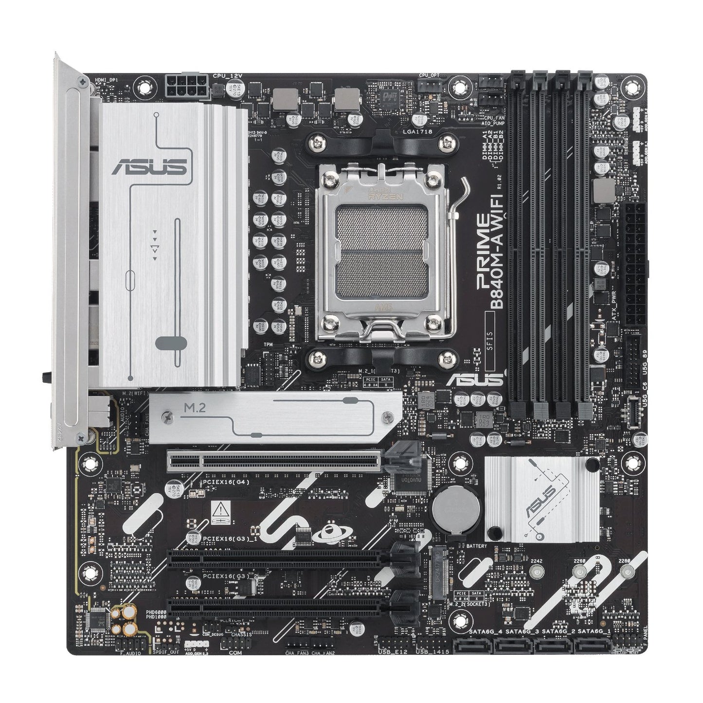 Asus PRIME B840M-A WIFI M-ATX Gaming Motherboard-1
