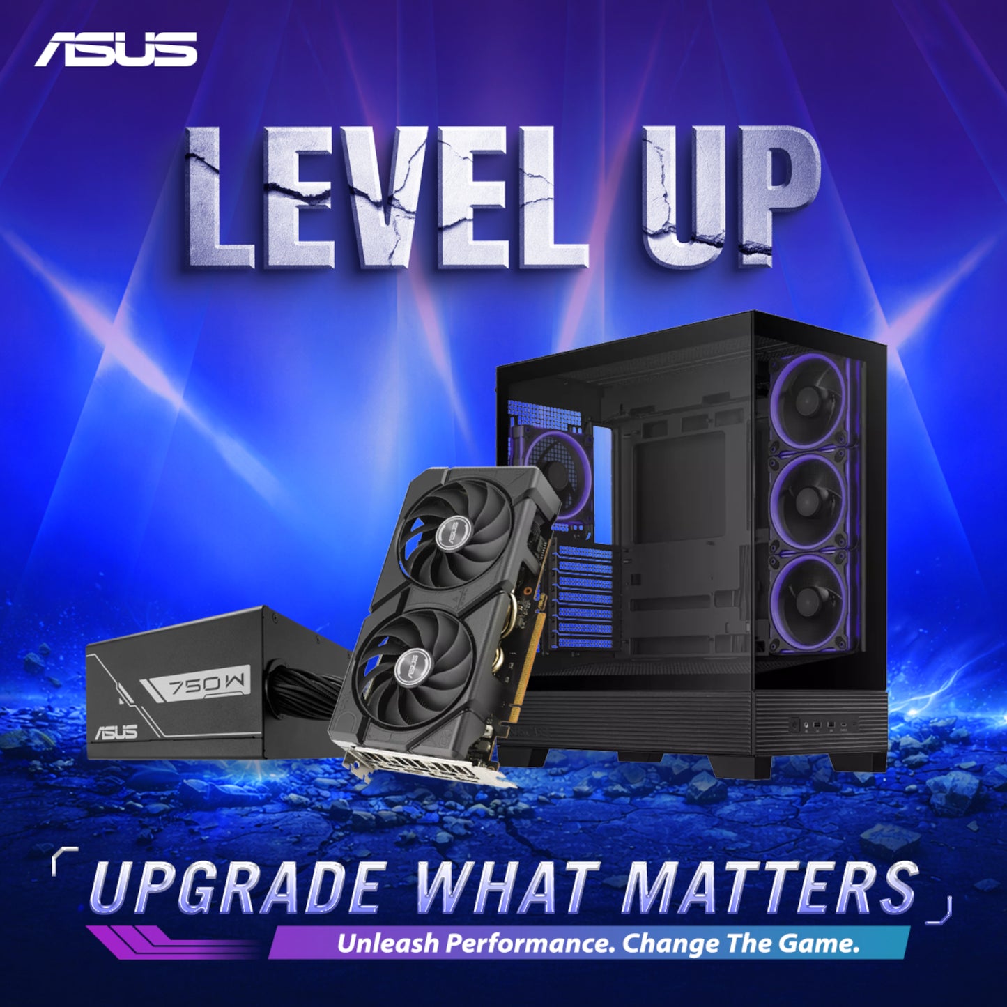 Asus UWM 2 Gaming Chassis/Graphics Card/Power Supply Combo (A31 PLUS | RX 7600 | PRIME 750W)-6
