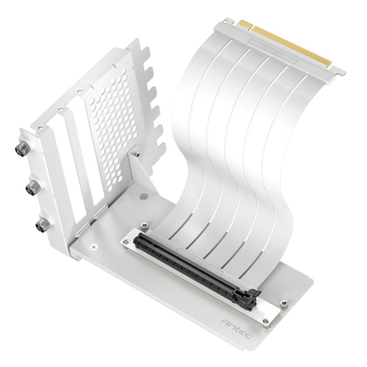 Antec RTX40 PCIe4.0 Riser Cable Vertical Bracket Kit - White-0