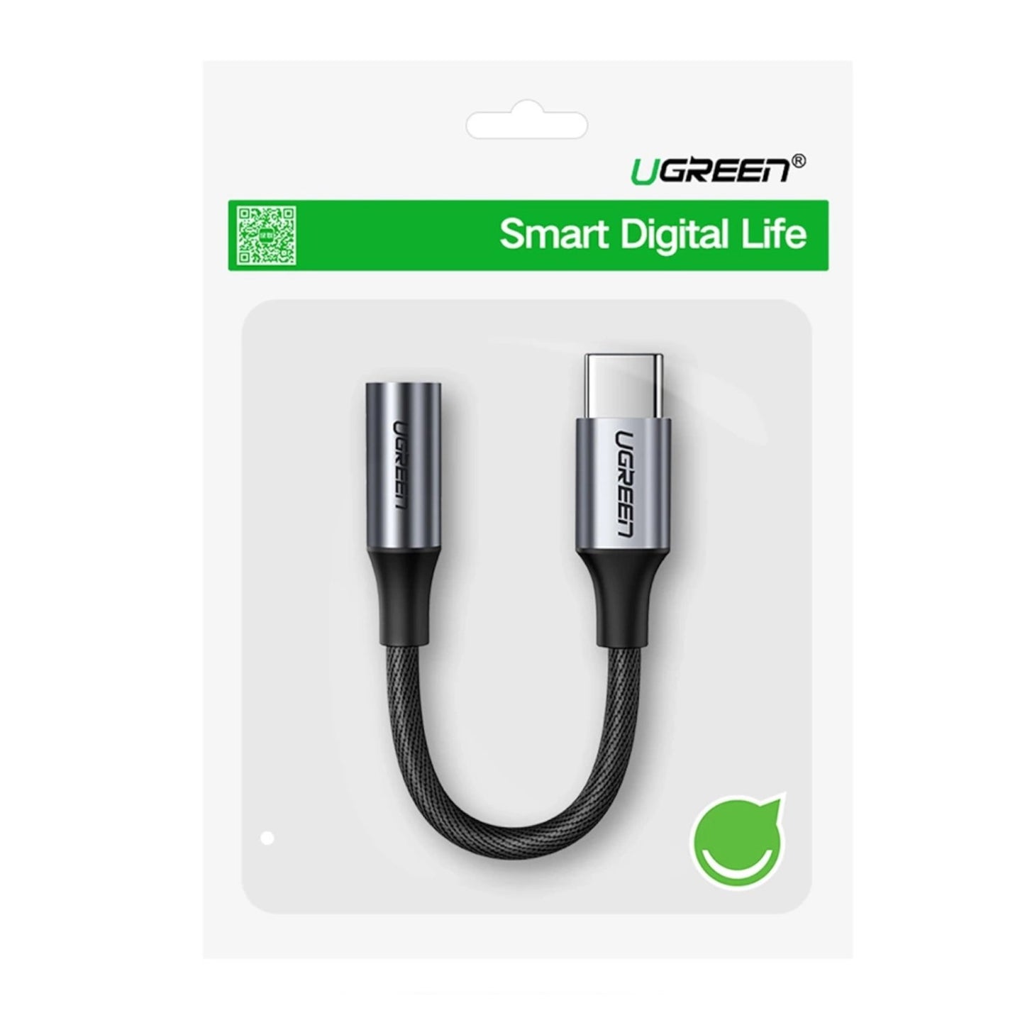 UGreen AV161 USB Type-C to 3.5mm 10cm Adapter-4