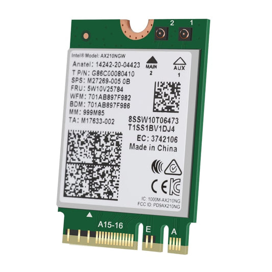 Intel AX210 M.2 Wifi Card Module-0