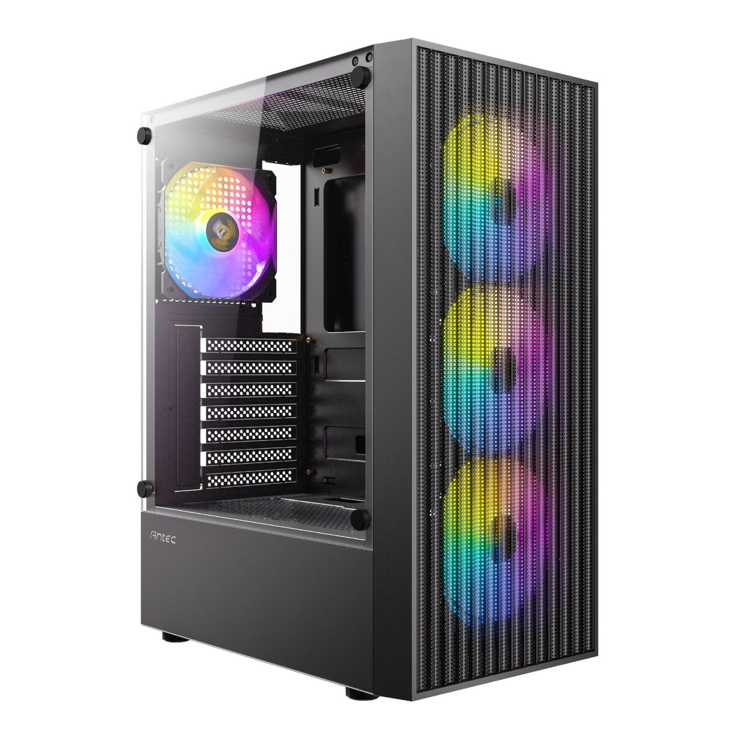 Antec AX27 RGB ELITE ATX Gaming Chassis - Black-0