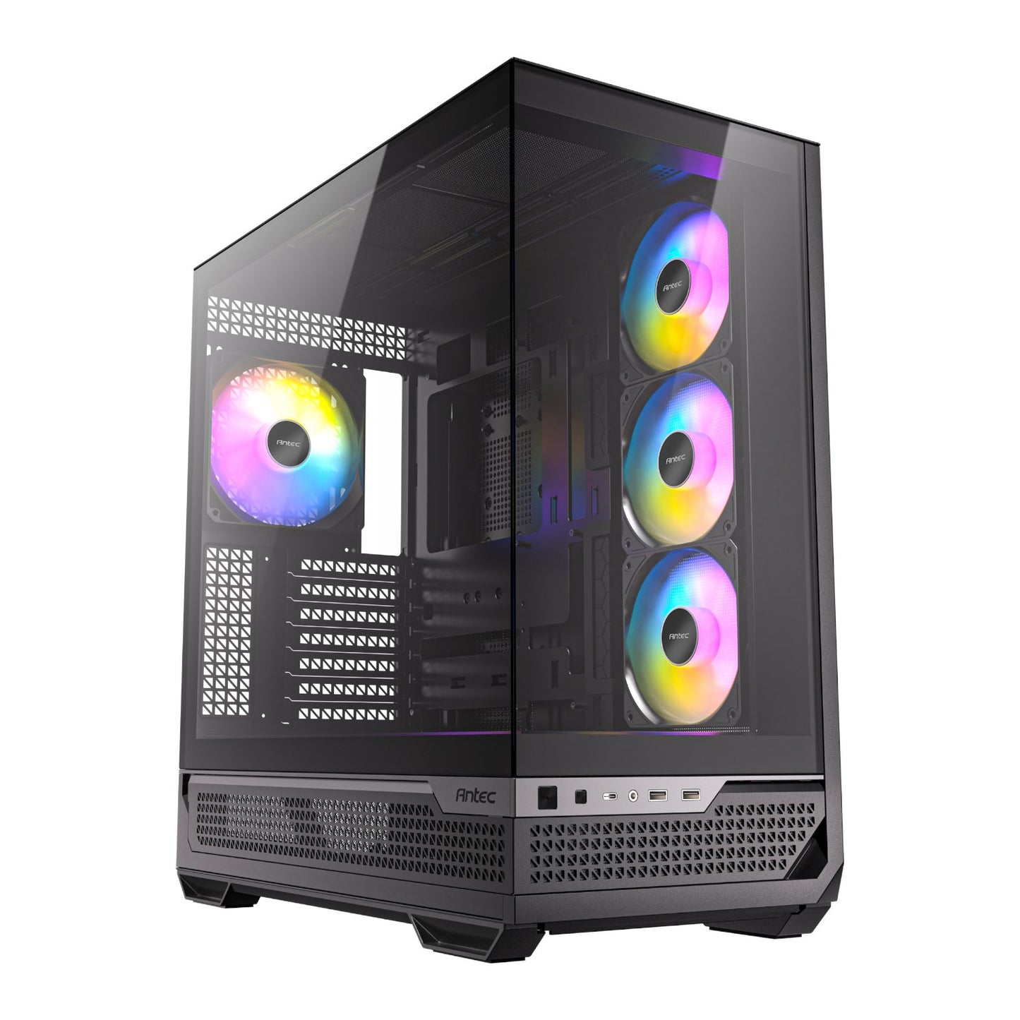 Antec C7 ARGB E-ATX Mid Tower Gaming Chassis – Black-0