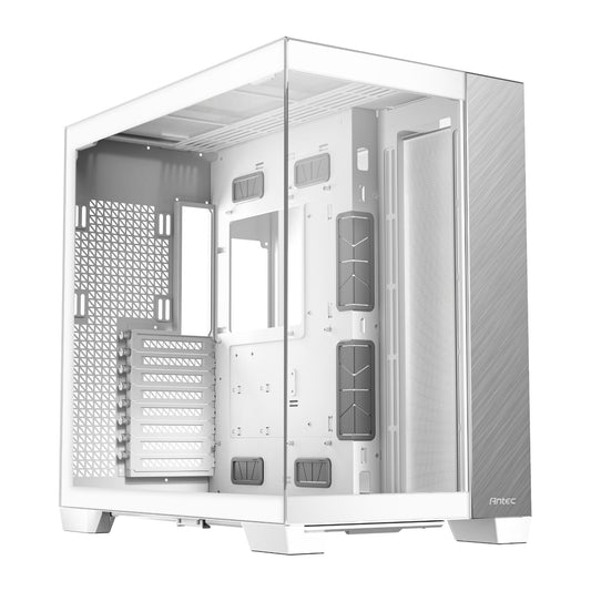 Antec C8 Aluminium White E-ATX Dual Chamber Gaming Chassis - White-0