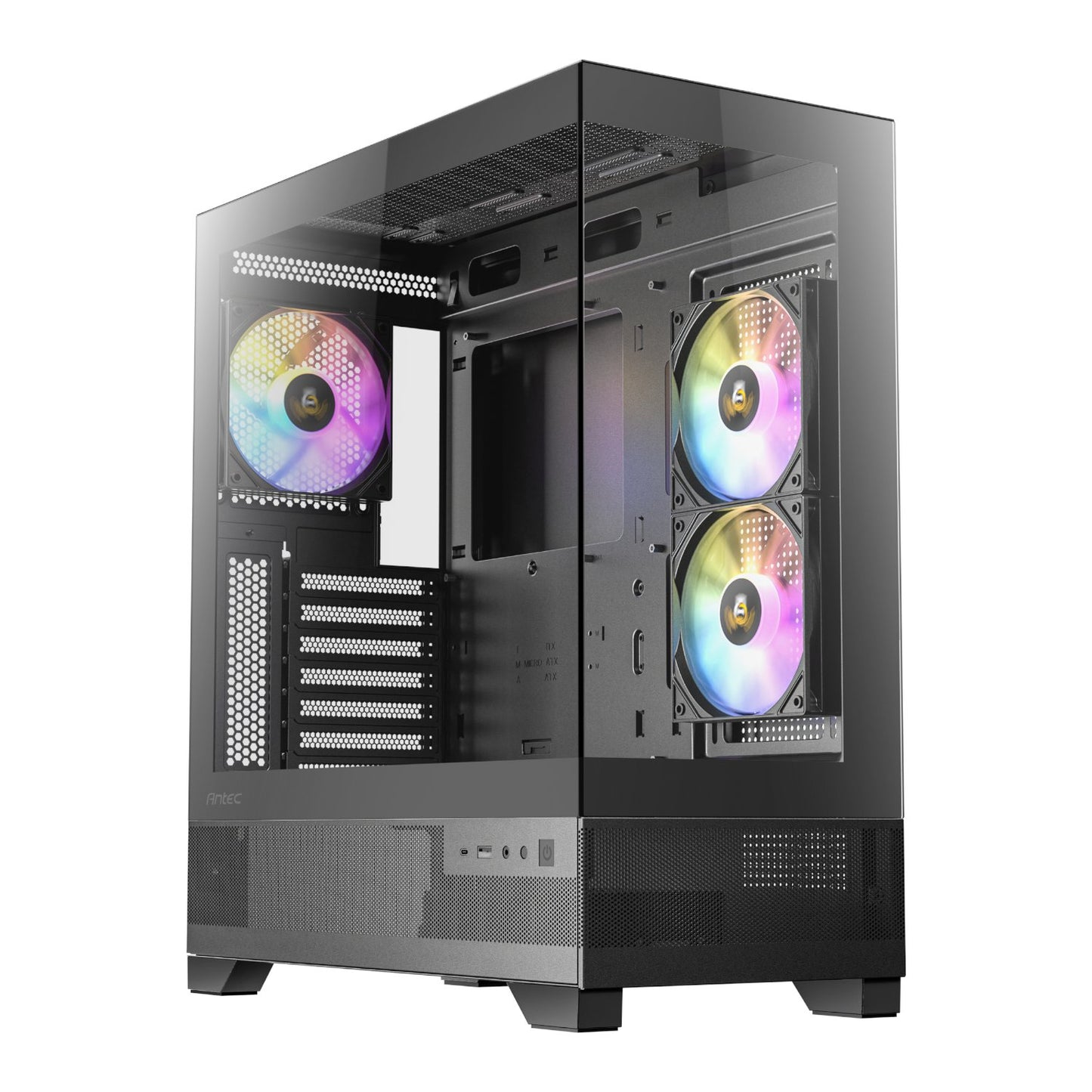 Antec CX700 ARGB ATX | Micro-ATX | ITX ARGB Mid-Tower Gaming Chassis - Black-0