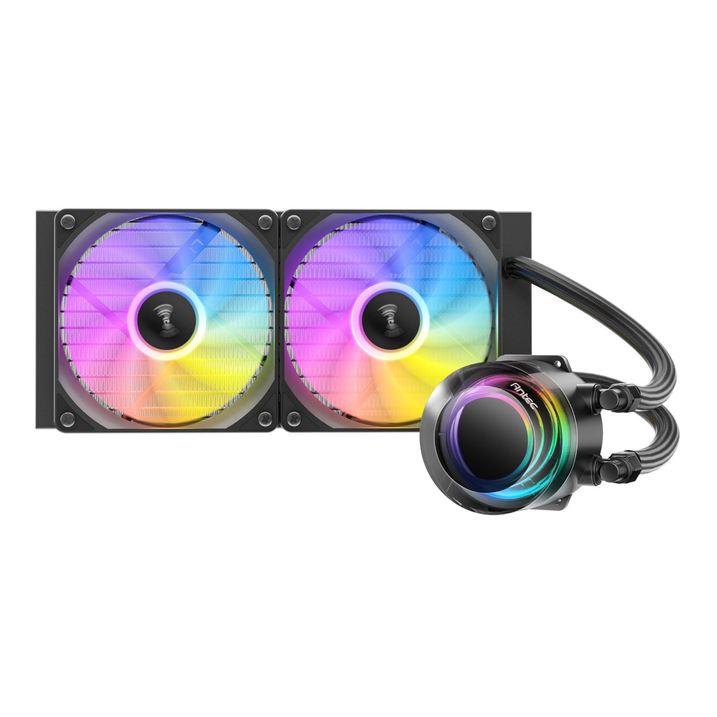 Antec VORTEX LUM 240 ARGB AIO CPU Liquid Cooler – Black-1