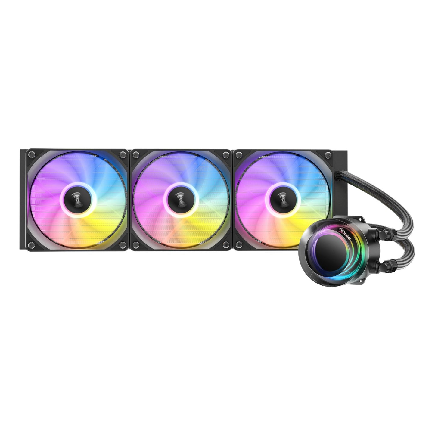 Antec VORTEX LUM 360 ARGB AIO CPU Liquid Cooler - Black-1