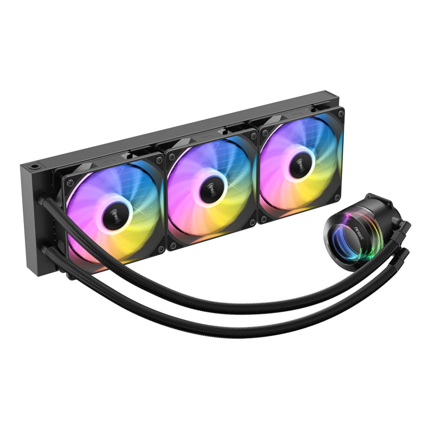 Antec VORTEX LUM 360 ARGB AIO CPU Liquid Cooler - Black-2