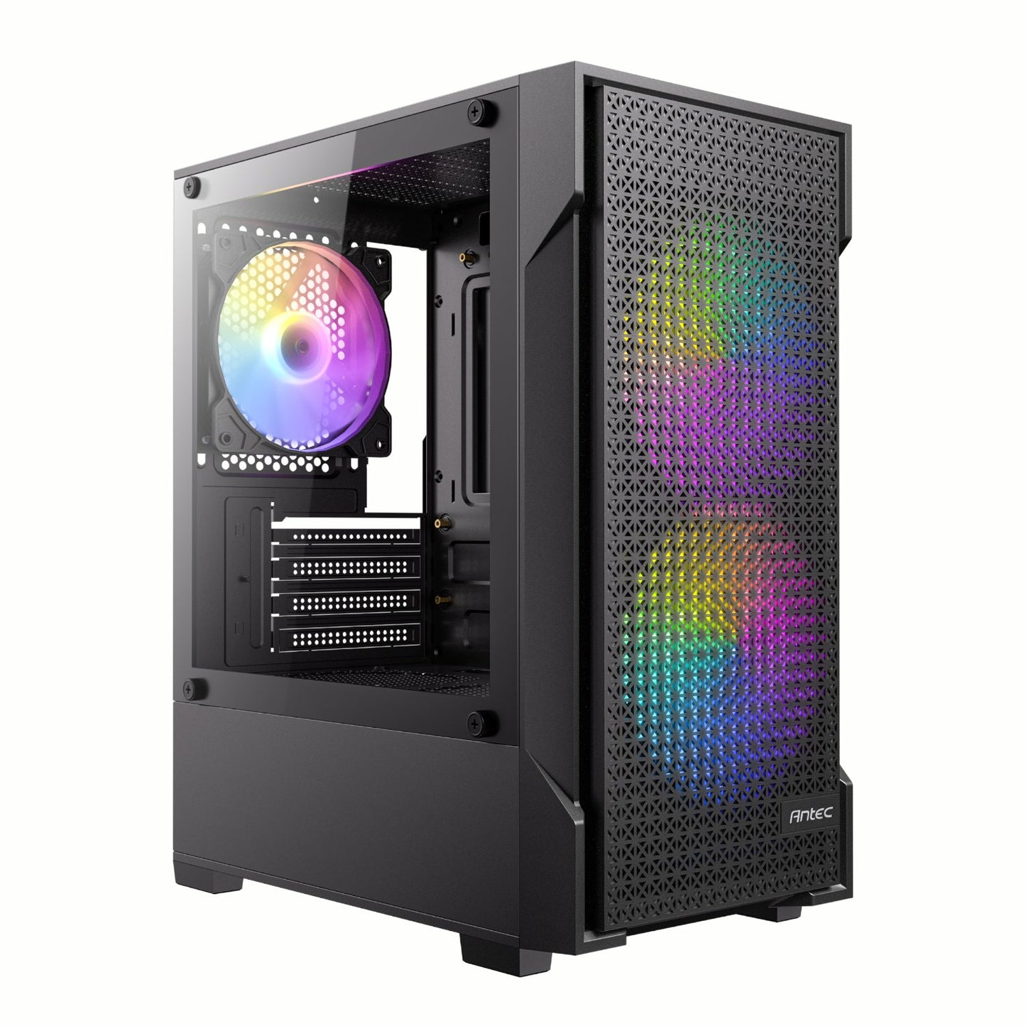 Antec VX100M ARGB Micro-ATX Mini Tower Gaming Chassis-0
