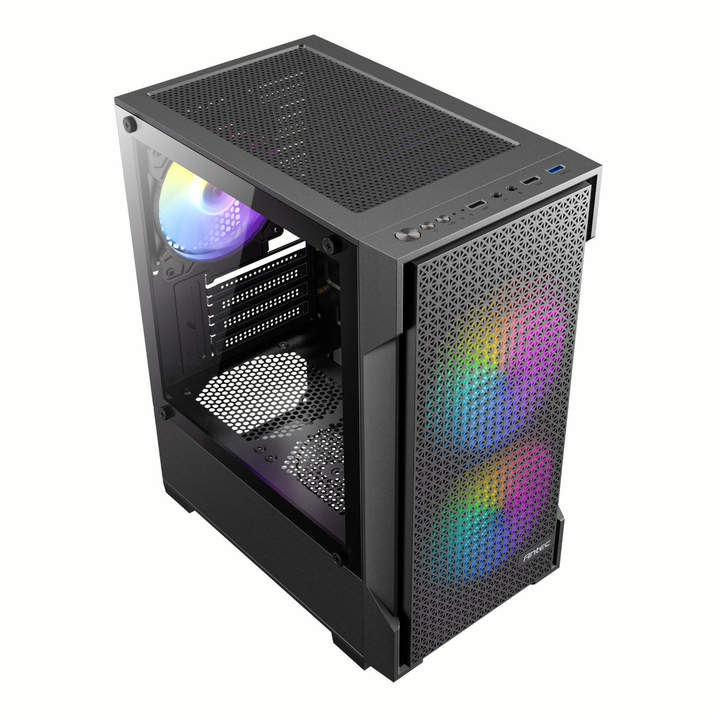 Antec VX100M ARGB Micro-ATX Mini Tower Gaming Chassis-3