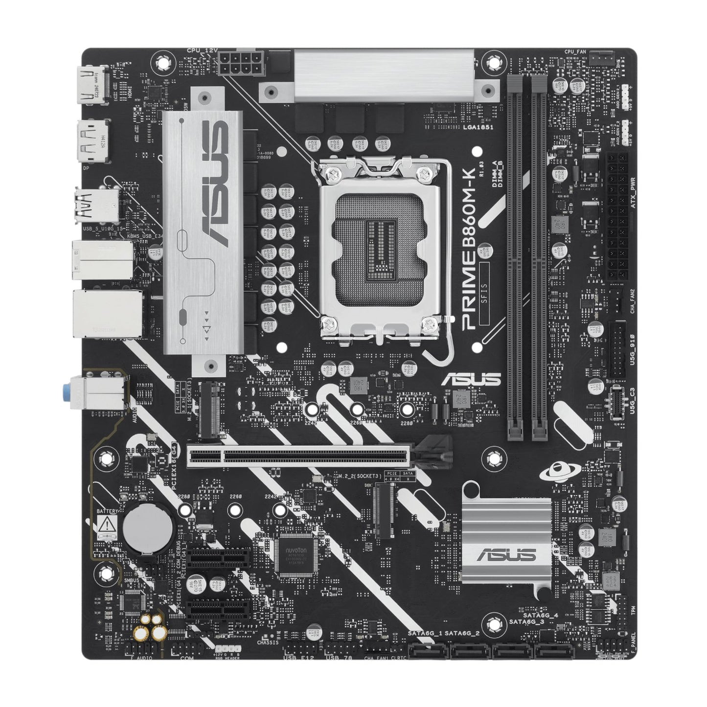 Asus PRIME B860M-K Intel LGA1851 M-ATX Motherboard-1