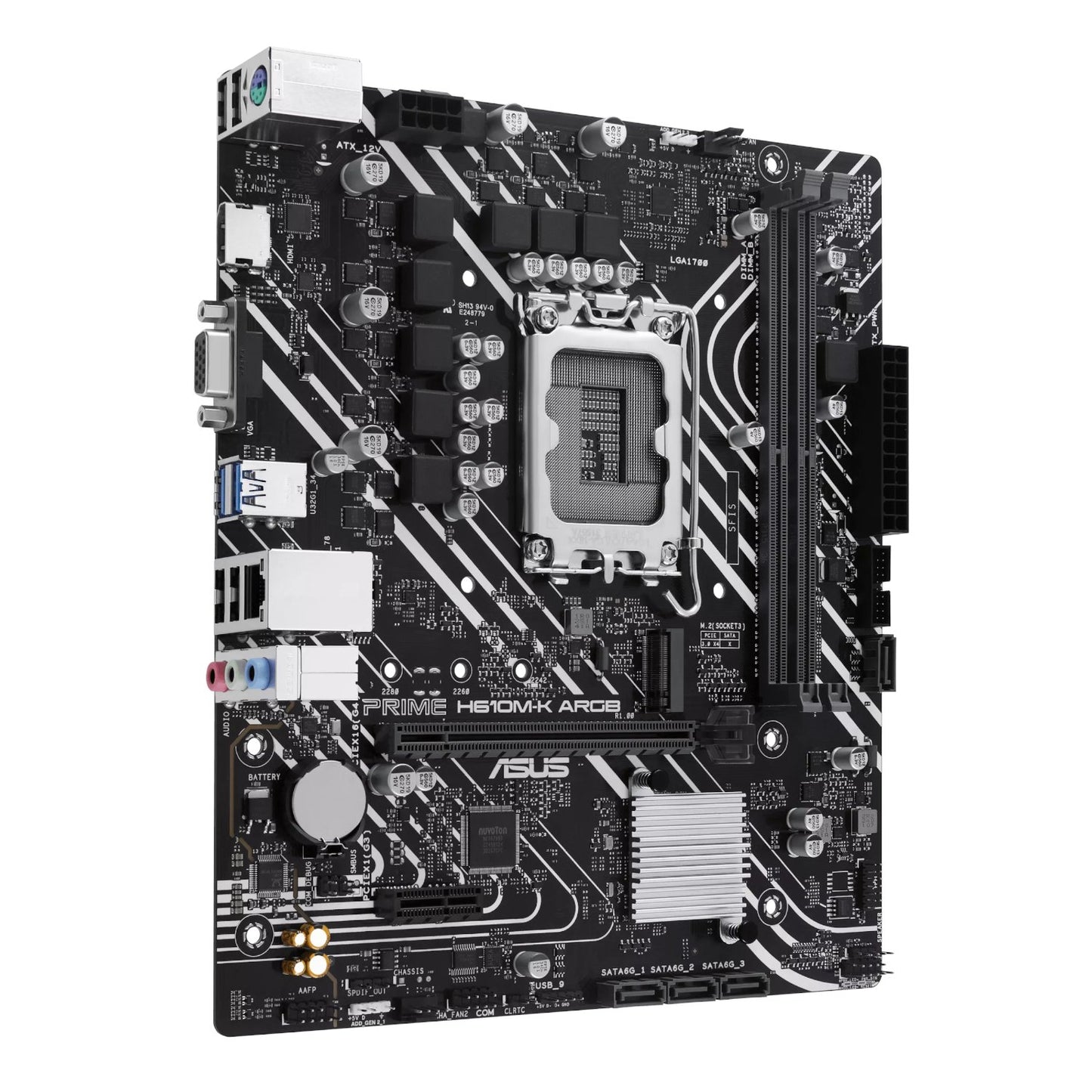 Asus PRIME H610M-K ARGB Intel LGA1700 M-ATX Motherboard-2